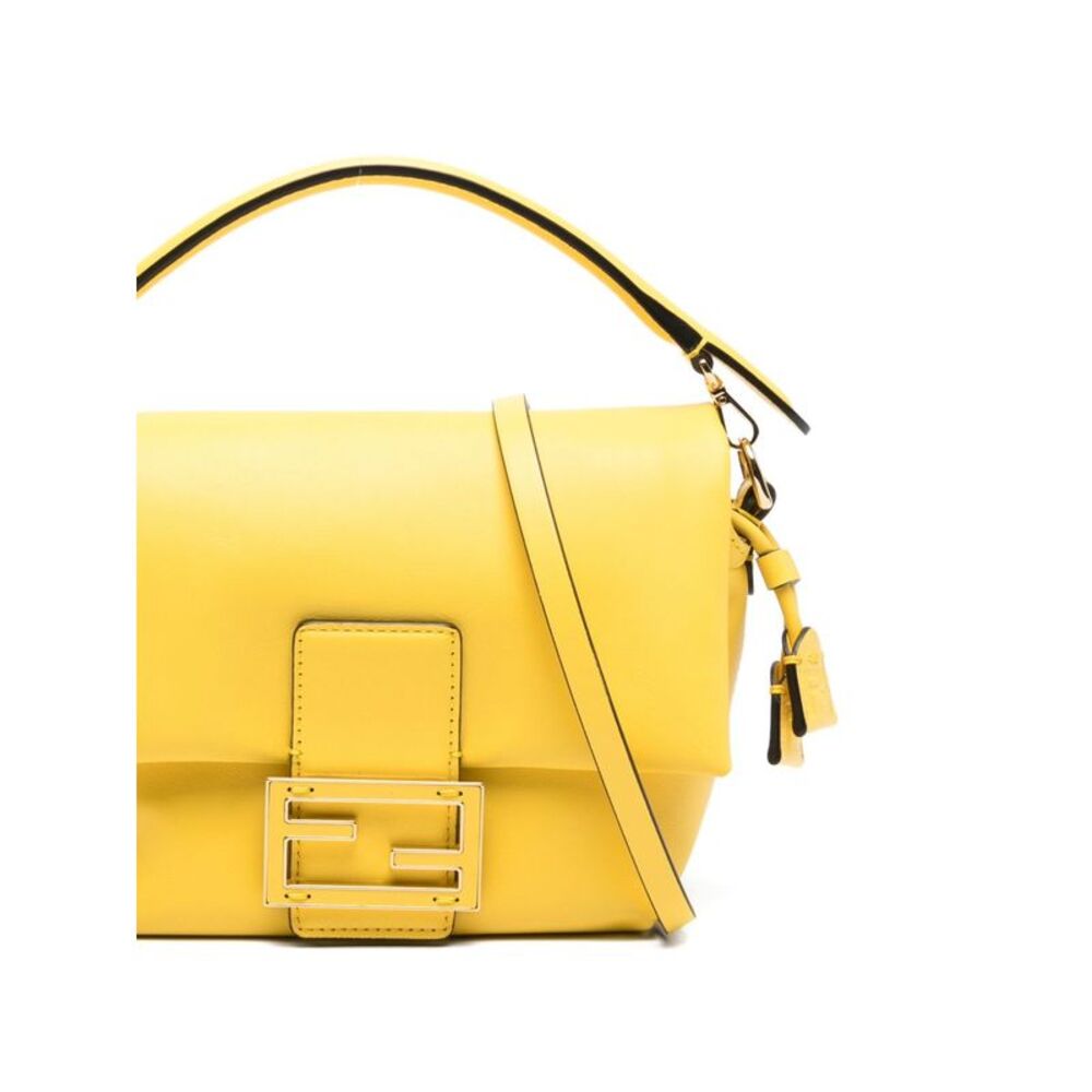 Fendi Women Mamma Baguette Small Leather Handbag - Picture 4 of 5